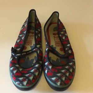 Keds Eleanor bird and cherry Mary Janes